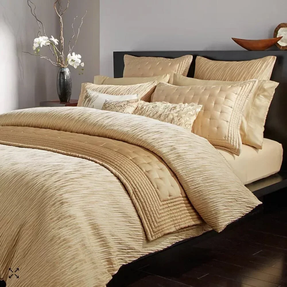 Donna Karan Home Gold Dust King Duvet 5 Piece Set